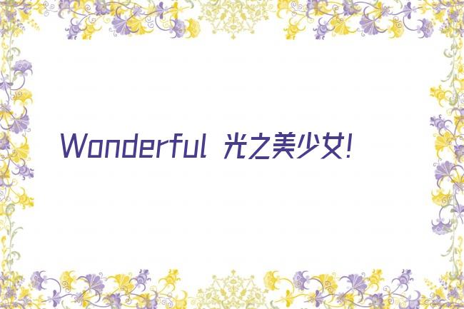 Wonderful 光之美少女！剧照